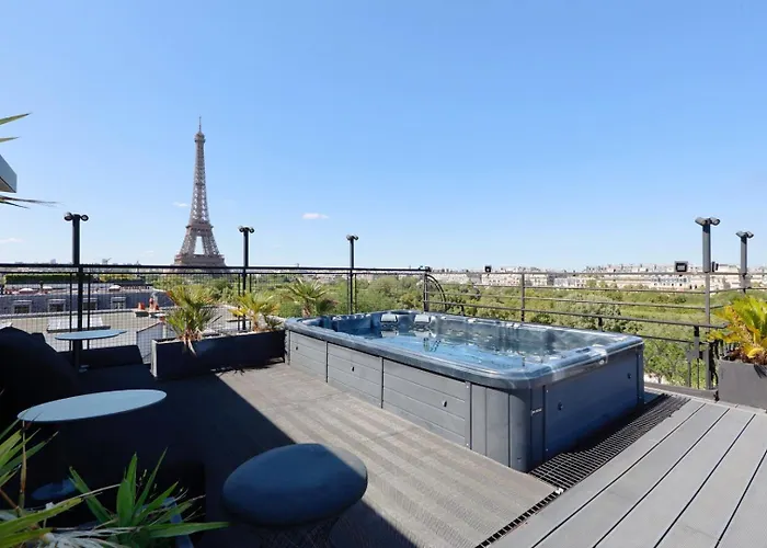 Lägenhet Tbs 602 - Superb Penthouse Eiffel With View *