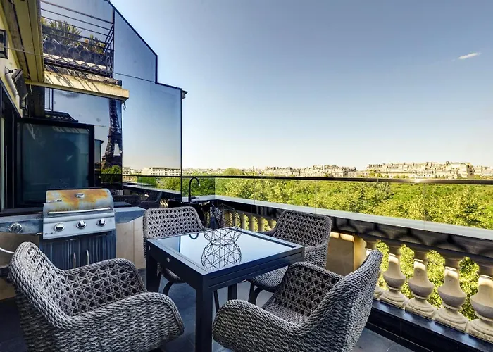 Tbs 602 - Superb Penthouse Eiffel With View Апартаменты Париж