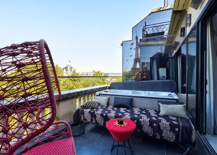 Tbs 602 - Superb Penthouse Eiffel With View